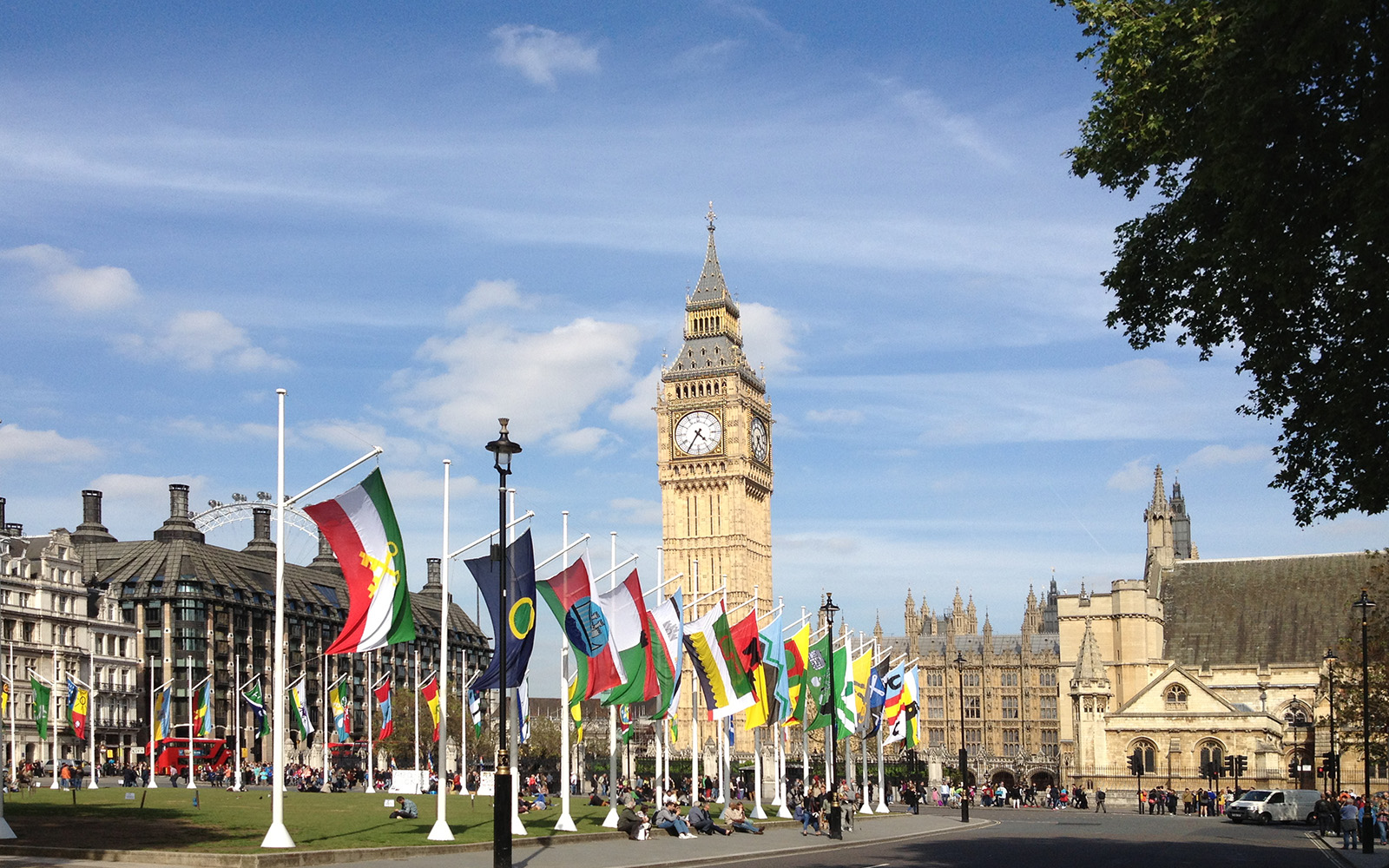 Big Ben Houses Of Parliament Square, 15 May 2015