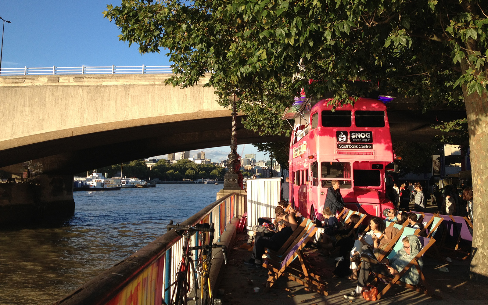Waterloo Bridge photo, Sunset. 23 August 2015
