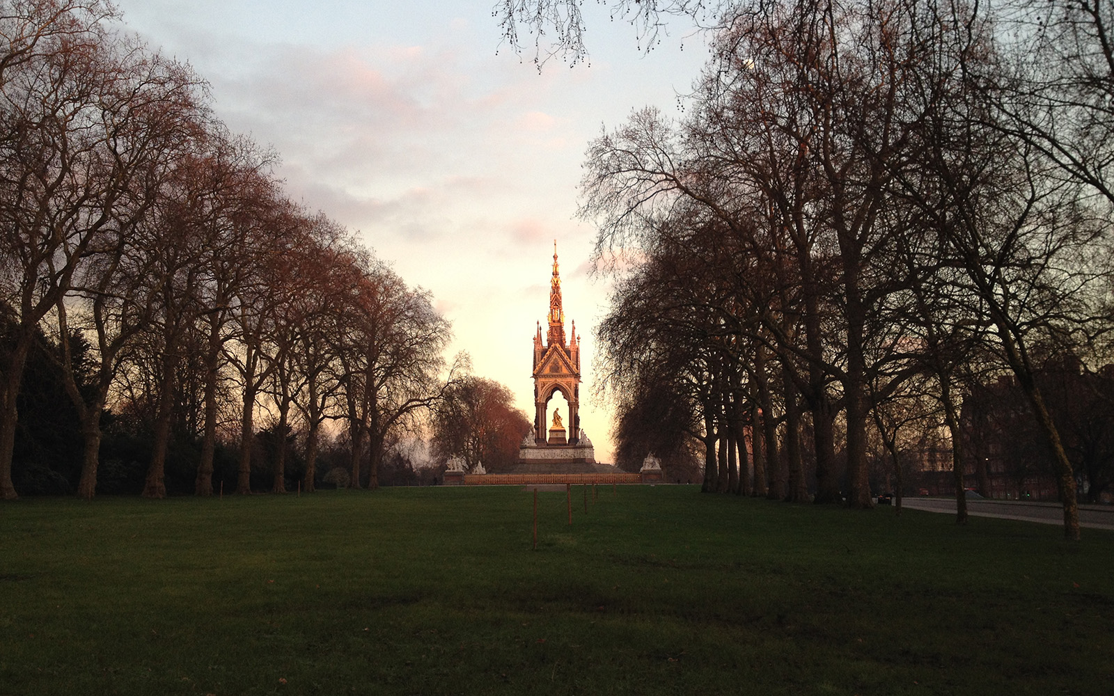 Kensington Gardens. Evening, 20 January 2016